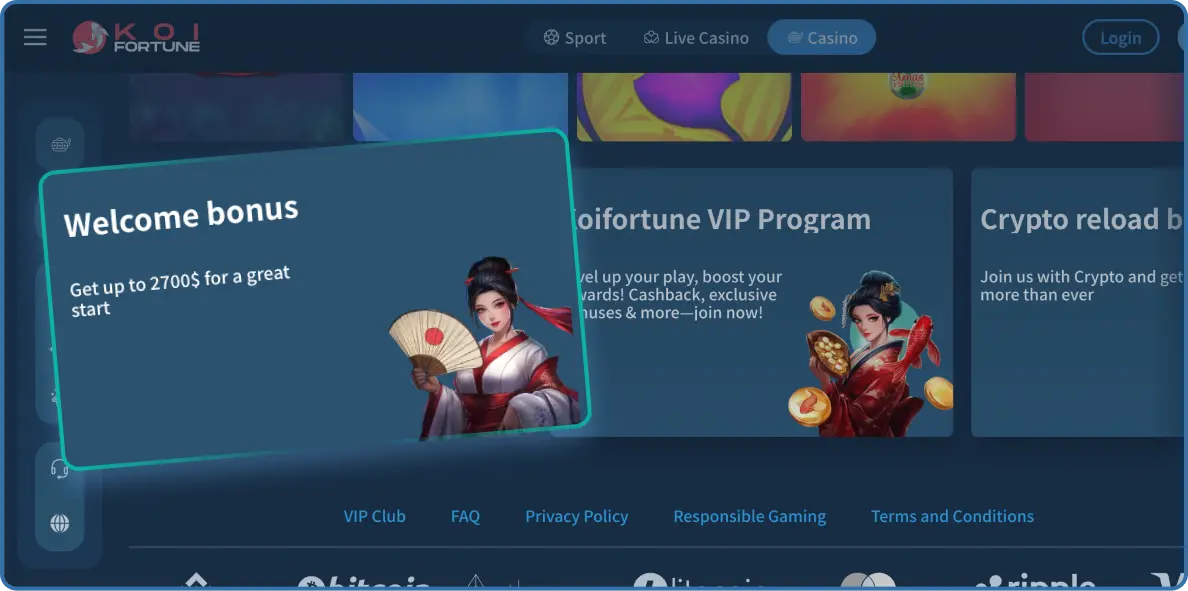 KoiFortune 카지노 프로모션